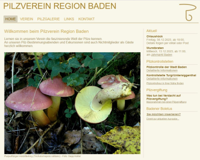 Pilzverein Region Baden