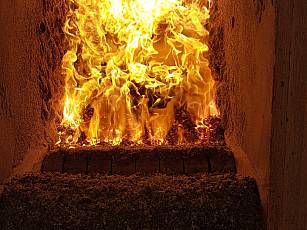 Holzschnitzelheizung