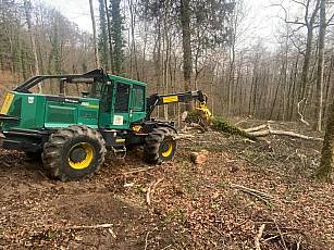 Timberjack 360C in Aktion