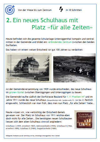 2. Ein neues Schulhaus mit Platz «für alle Zeiten»