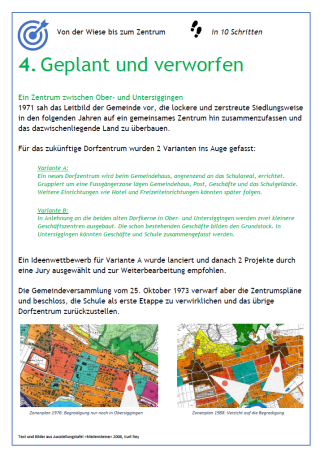 4. Geplant und verworfen