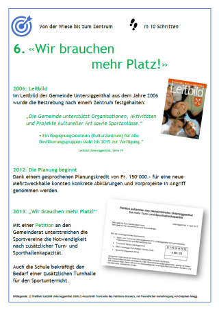 6. Wir brauchen mehr Platz!