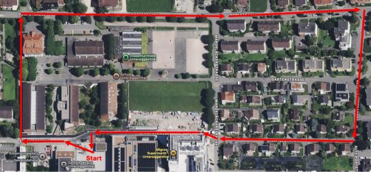 Route Räbeliechtliumzug